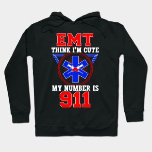 EMT Humor First Responder Gift Hoodie